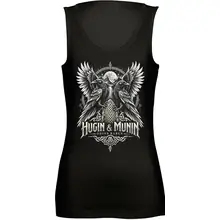 Damen Standard Top - Odins Raben, Hugin & Munin Vorderseite