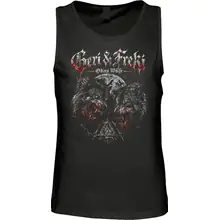 Herren Standard Tanktop - Geri & Freki, Odins Wölfe - gewählte Variante