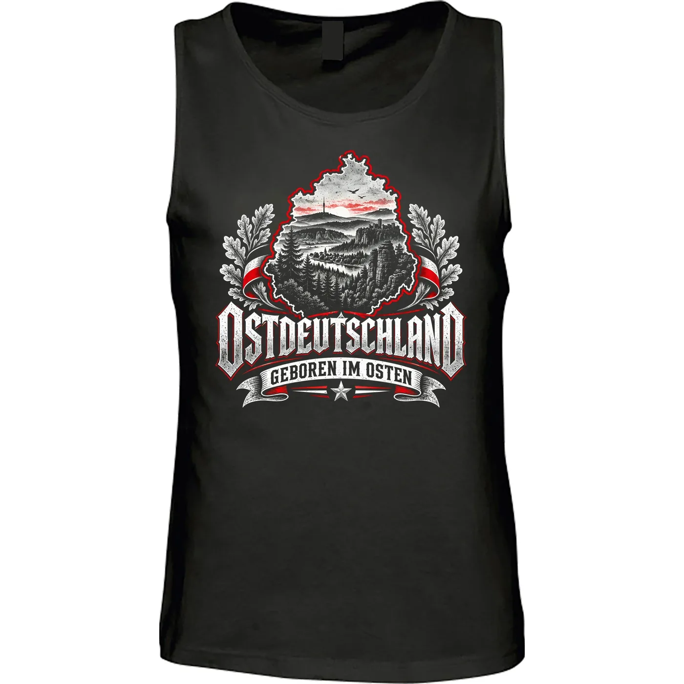 Herren Standard Tanktop - Ostdeutschland, Geboren im Osten