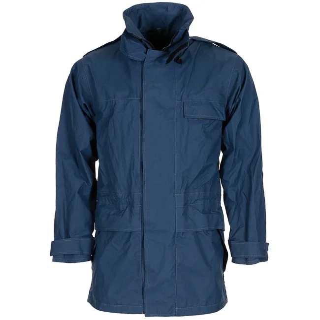 Brit. Nässeschutzjacke, RAF, blau, gefüttert, gebr.