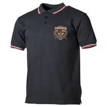 Herren Poloshirt "Schwarz Weiß Rot" - Thüringen Wappen, Ehre Stolz Treue - gewählte Variante