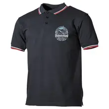 Herren Poloshirt "Schwarz Weiß Rot" - Ostdeutschland, Meine Heimat Blau - gewählte Variante