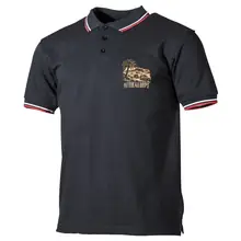 Herren Poloshirt "Schwarz Weiß Rot" - Afrikakorps, Wüste - gewählte Variante