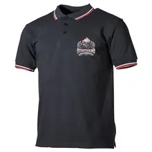 Herren Poloshirt "Schwarz Weiß Rot" - Ostdeutschland, Geboren im Osten - gewählte Variante