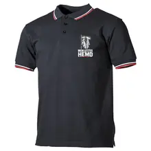 Herren Poloshirt "Schwarz Weiß Rot" - Mein letztes Hemd - gewählte Variante