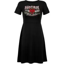 Damen kurzarm Kleid - Südtirol bleibt deutsch, Heimat Vorderseite