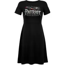 Damen kurzarm Kleid - Patriot, Heimat im Herzen - gewählte Variante