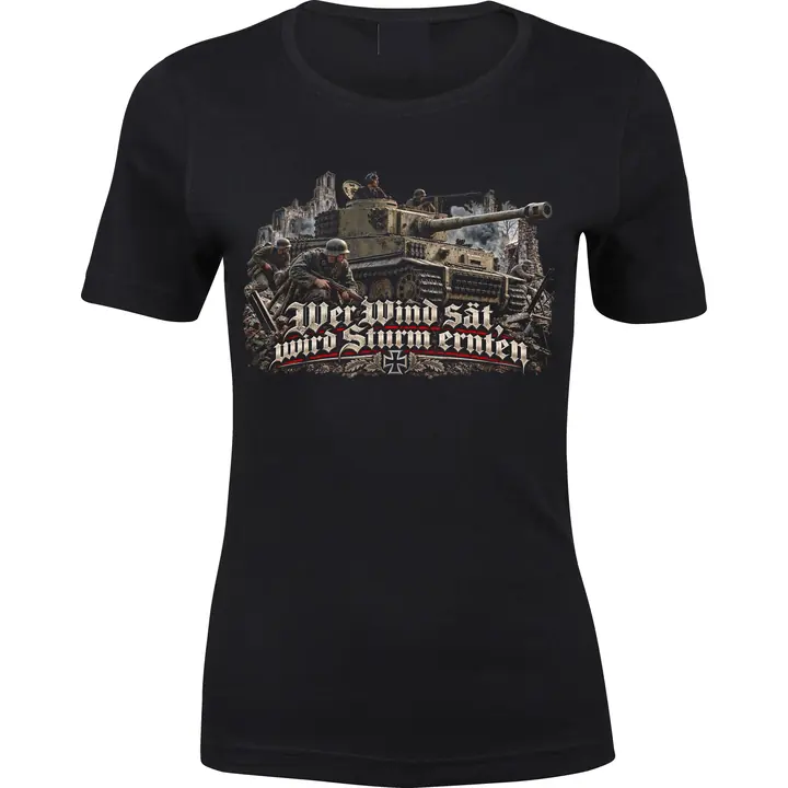 Damen Premium T-Shirt - Wer wind sät wird Sturm ernten