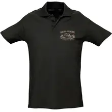 Herren Standard Poloshirt - Koloss aus Stahl, Landkreuzer P1000 Vorderseite