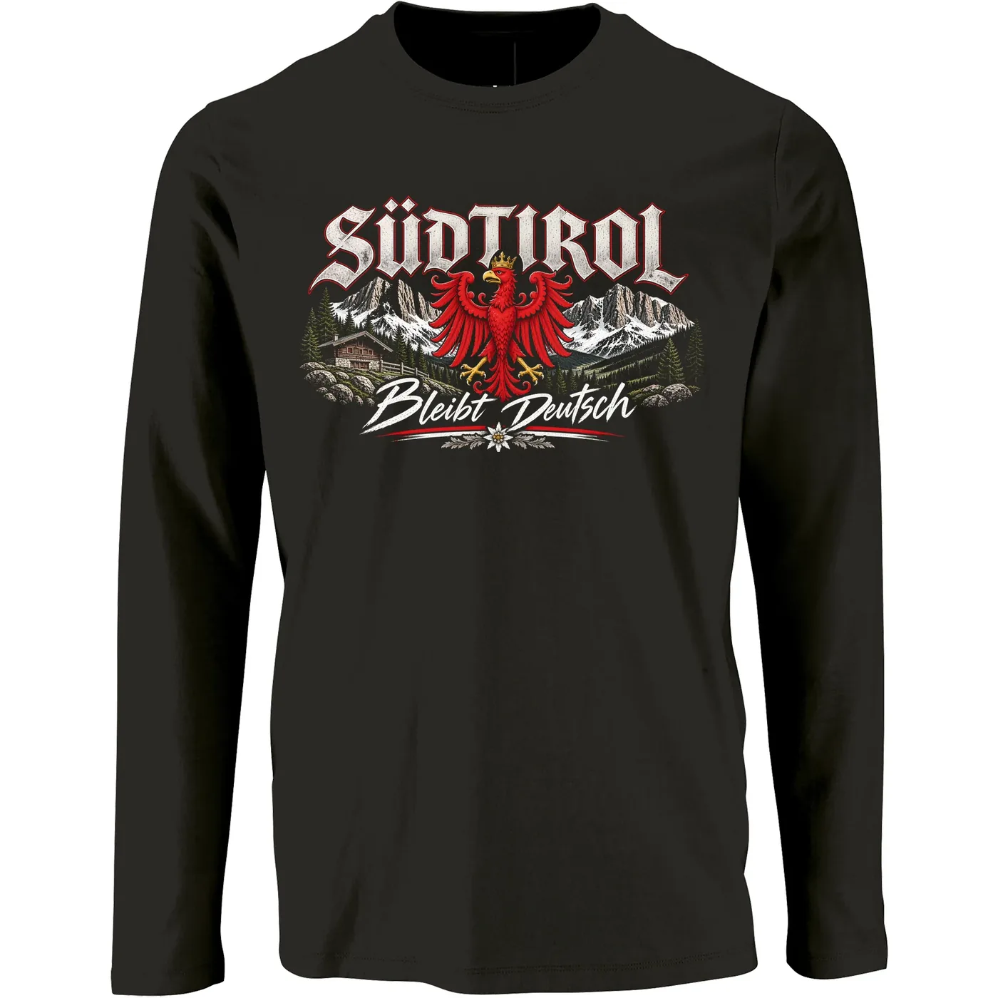 Herren Langarm Shirt - Südtirol bleibt deutsch, Heimat