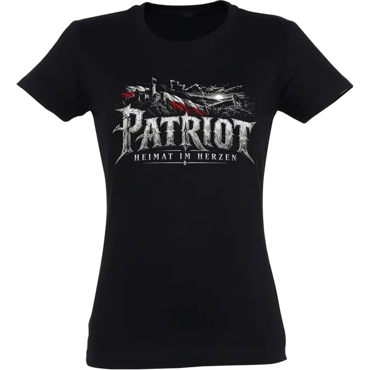 Damen T-Shirt - Patriot, Heimat im Herzen