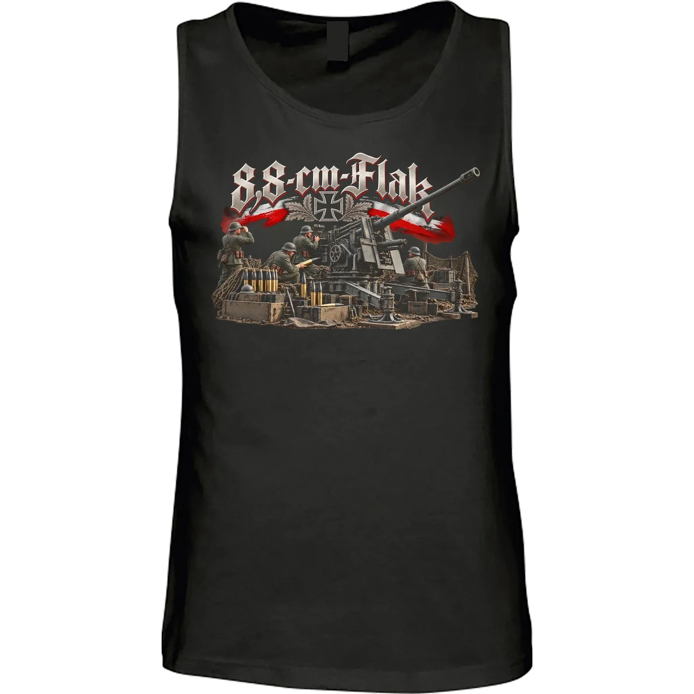 Herren Standard Tanktop - 8,8cm Flak