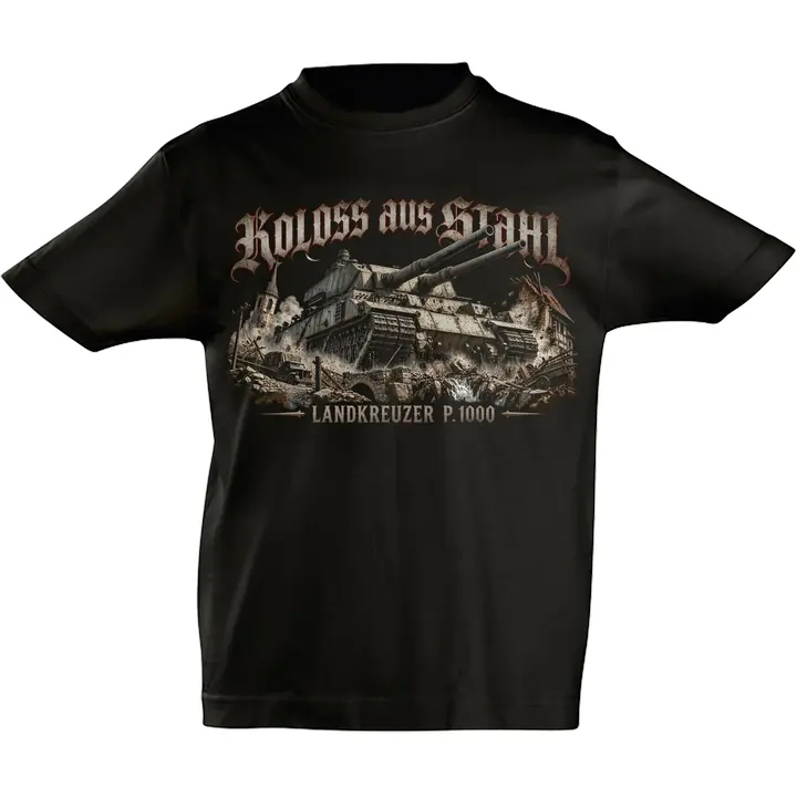 Kinder T-Shirt - Koloss aus Stahl, Landkreuzer P1000