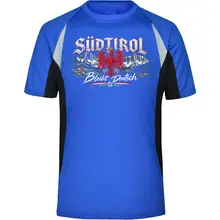 Herren Sportshirt - Südtirol bleibt deutsch, Heimat - gewählte Variante