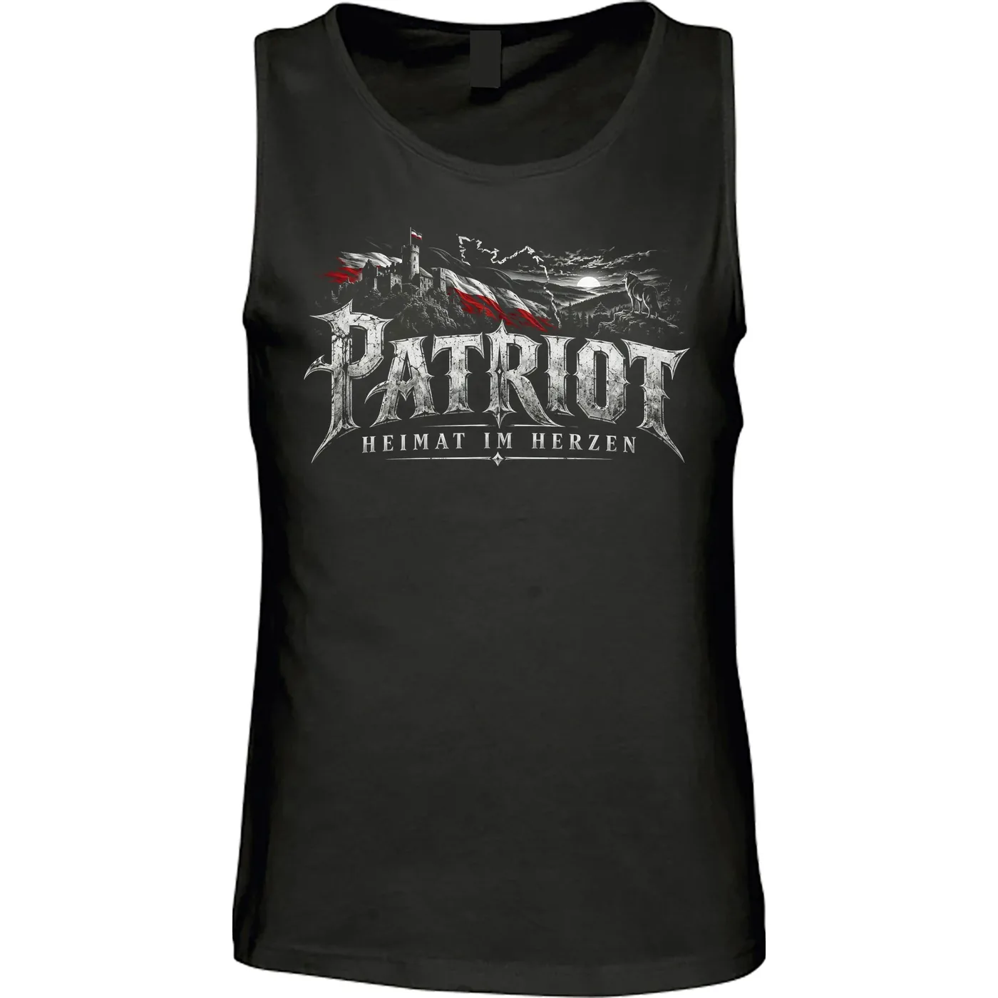 Herren Standard Tanktop - Patriot, Heimat im Herzen