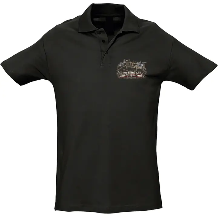 Herren Standard Poloshirt - Wer wind sät wird Sturm ernten