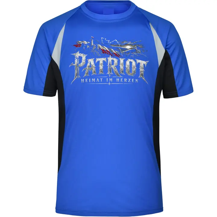 Herren Sportshirt - Patriot, Heimat im Herzen