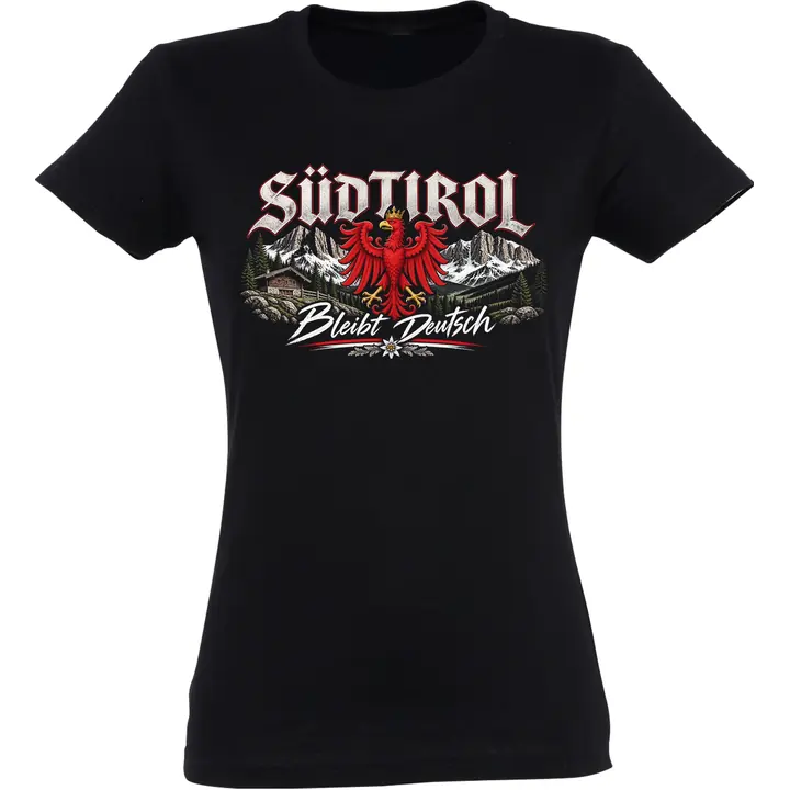 Damen T-Shirt - Südtirol bleibt deutsch, Heimat