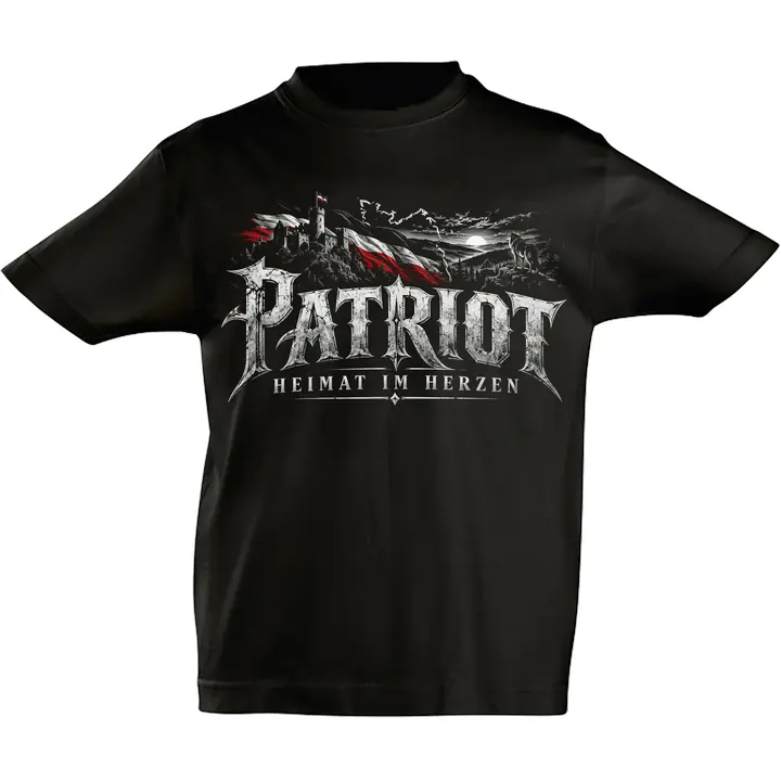 Kinder T-Shirt - Patriot, Heimat im Herzen