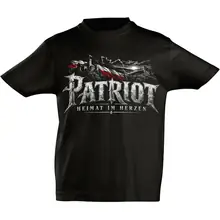 Kinder T-Shirt - Patriot, Heimat im Herzen Vorderseite
