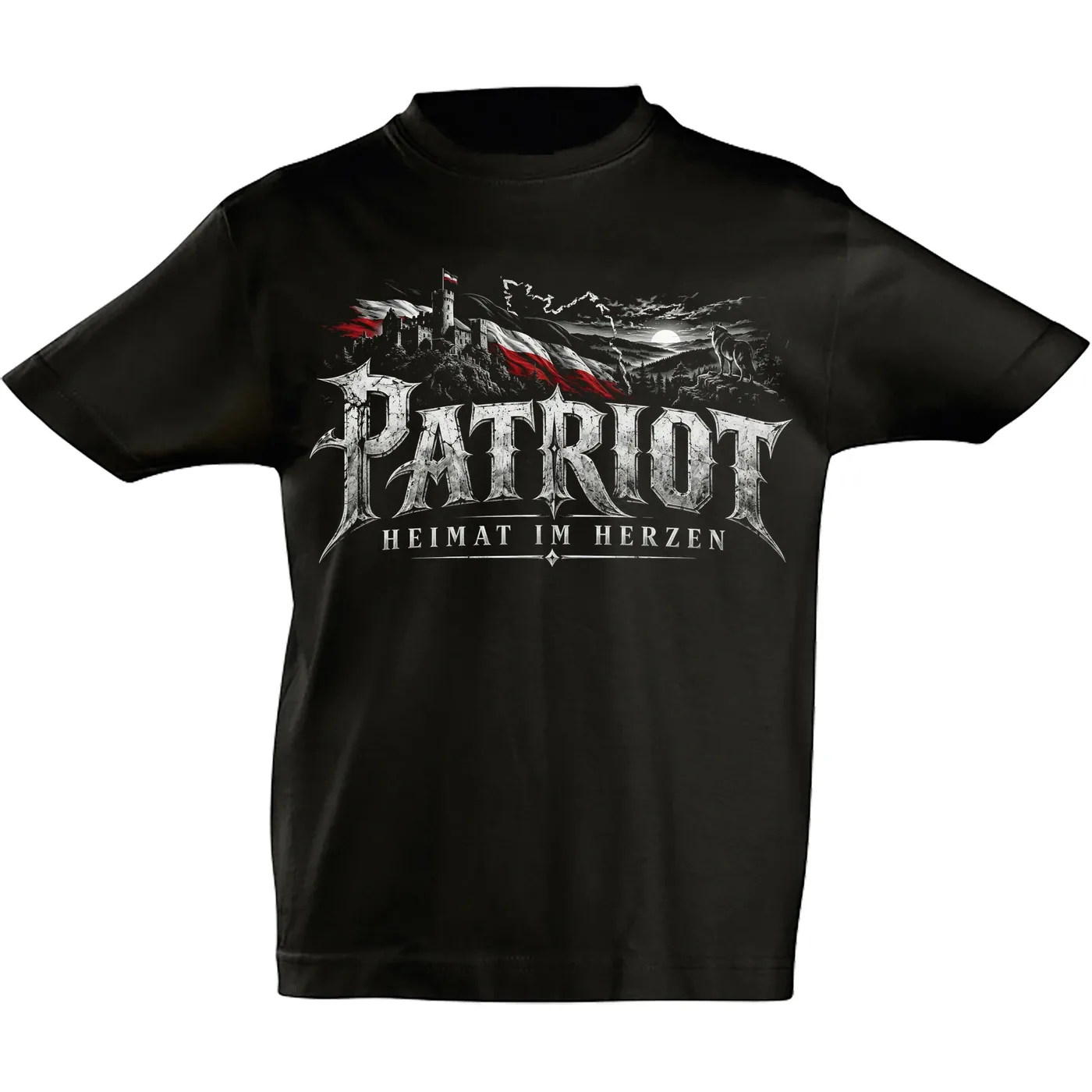 Kinder T-Shirt - Patriot, Heimat im Herzen