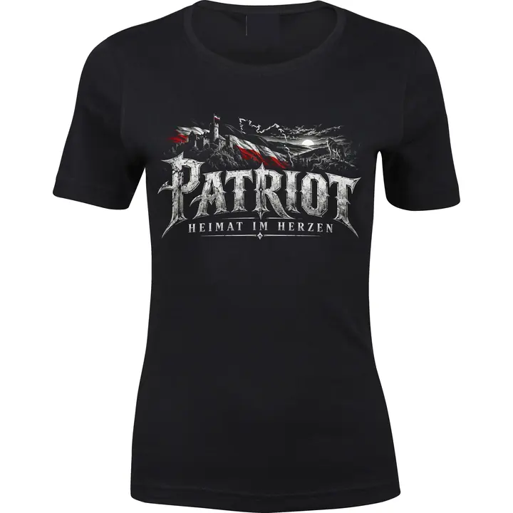 Damen Premium T-Shirt - Patriot, Heimat im Herzen