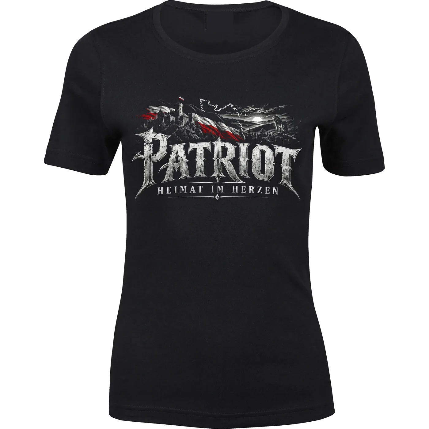 Damen Premium T-Shirt - Patriot, Heimat im Herzen