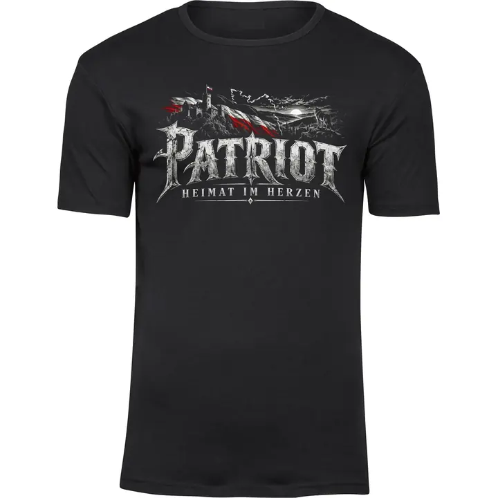 Herren Premium T-Shirt - Patriot, Heimat im Herzen