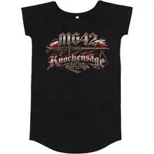 Damen T-Shirt Kleid - Mg 42, Knochensäge Vorderseite