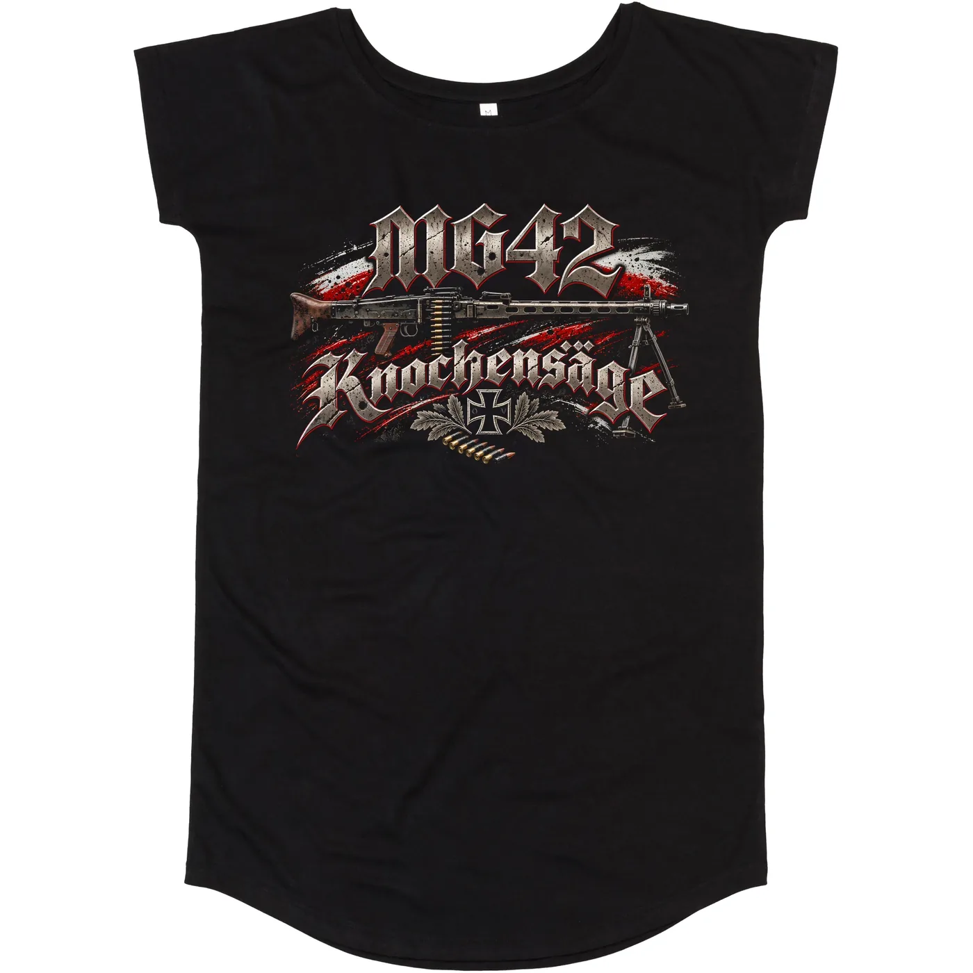 Damen T-Shirt Kleid - Mg 42, Knochensäge