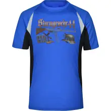 Herren Sportshirt - Sturmgewehr 44, Stahlhelm - gewählte Variante