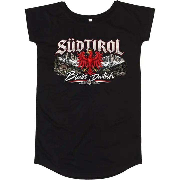 Damen T-Shirt Kleid - Südtirol bleibt deutsch, Heimat