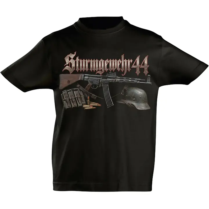 Kinder T-Shirt - Sturmgewehr 44, Stahlhelm