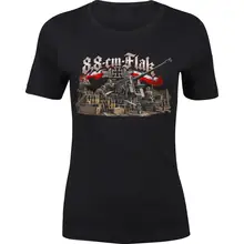 Damen Premium T-Shirt - 8,8cm Flak Vorderseite