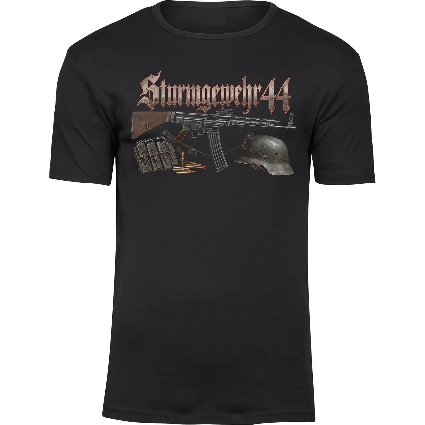 Herren Premium T-Shirt - Sturmgewehr 44, Stahlhelm