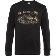 Herren Pullover - Koloss aus Stahl, Landkreuzer P1000 Vorderseite