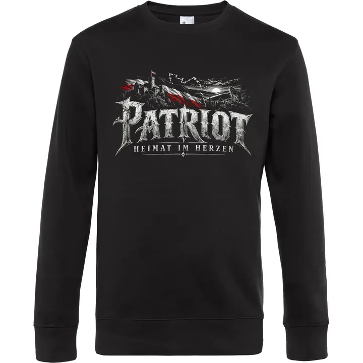 Herren Pullover - Patriot, Heimat im Herzen