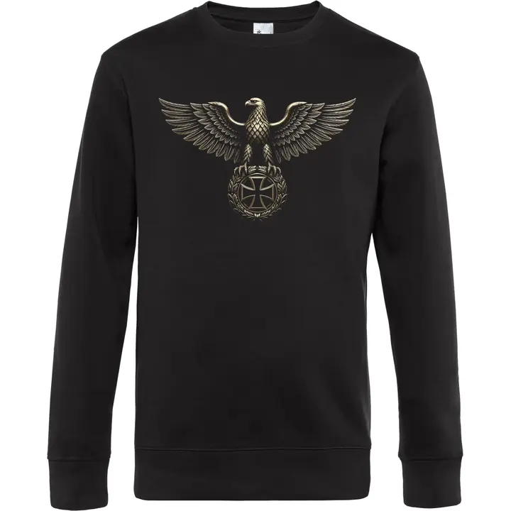 Herren Pullover - Adler, Eisernes Kreuz