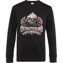 Herren Pullover - Ostdeutschland, Geboren im Osten Vorderseite