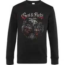Herren Pullover - Geri & Freki, Odins Wölfe - gewählte Variante