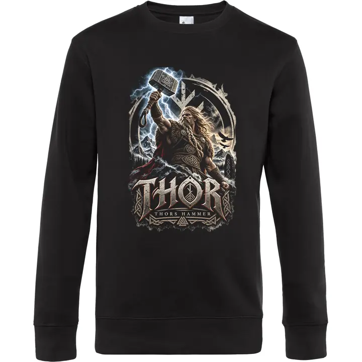 Herren Pullover - Thor, Thors Hammer