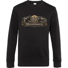 Herren Pullover - Wotansknoten, Wotans Zeichen Vorderseite