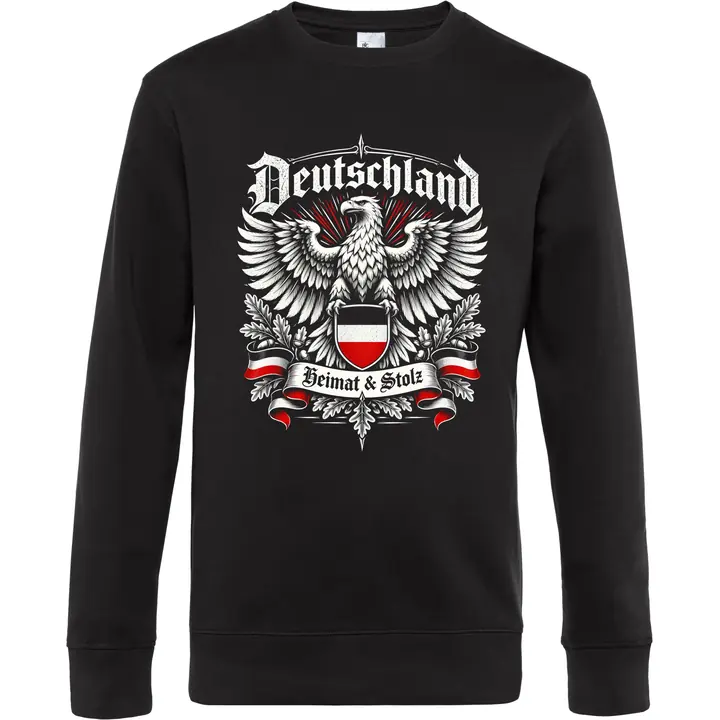 Herren Pullover - Deutschland Adler, Heimat & Stolz