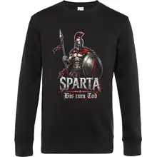 Herren Pullover - Sparta, Bis zum Tod 3D Version - gewählte Variante