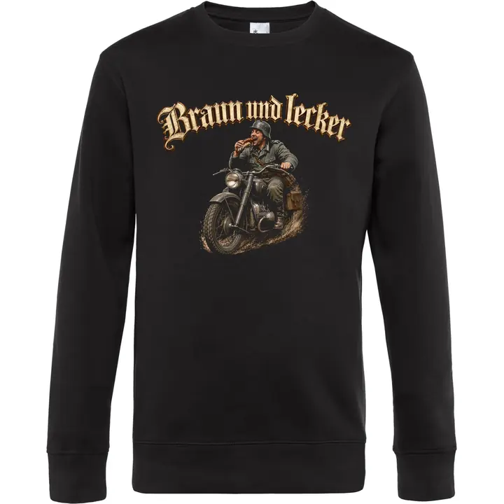 Herren Pullover - Braun und Lecker, Soldat