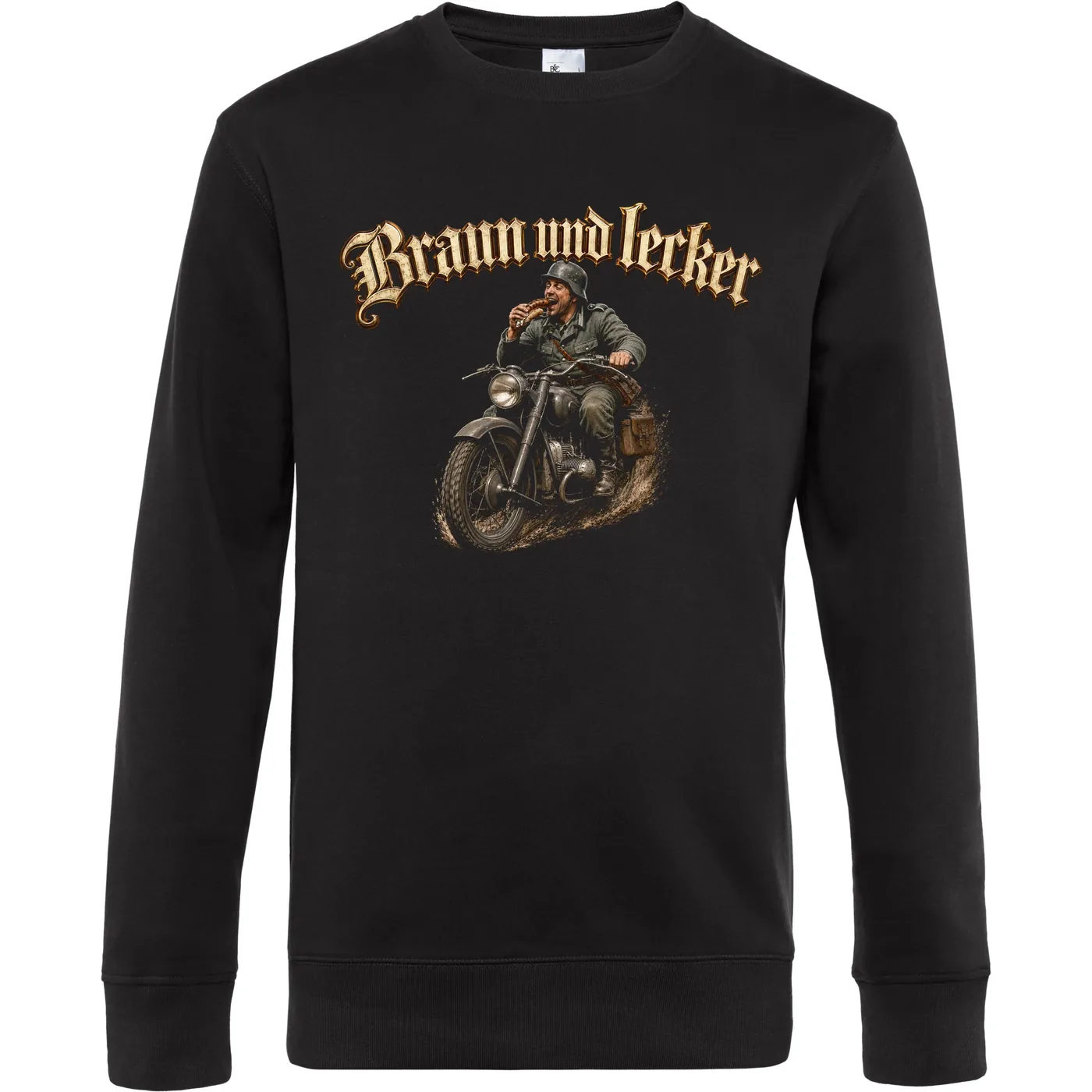 Herren Pullover - Braun und Lecker, Soldat