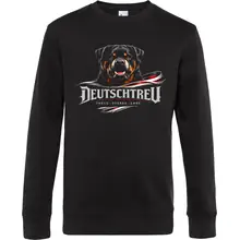 Herren Pullover - Deutschtreu, Treue kennt kein Wanken Vorderseite