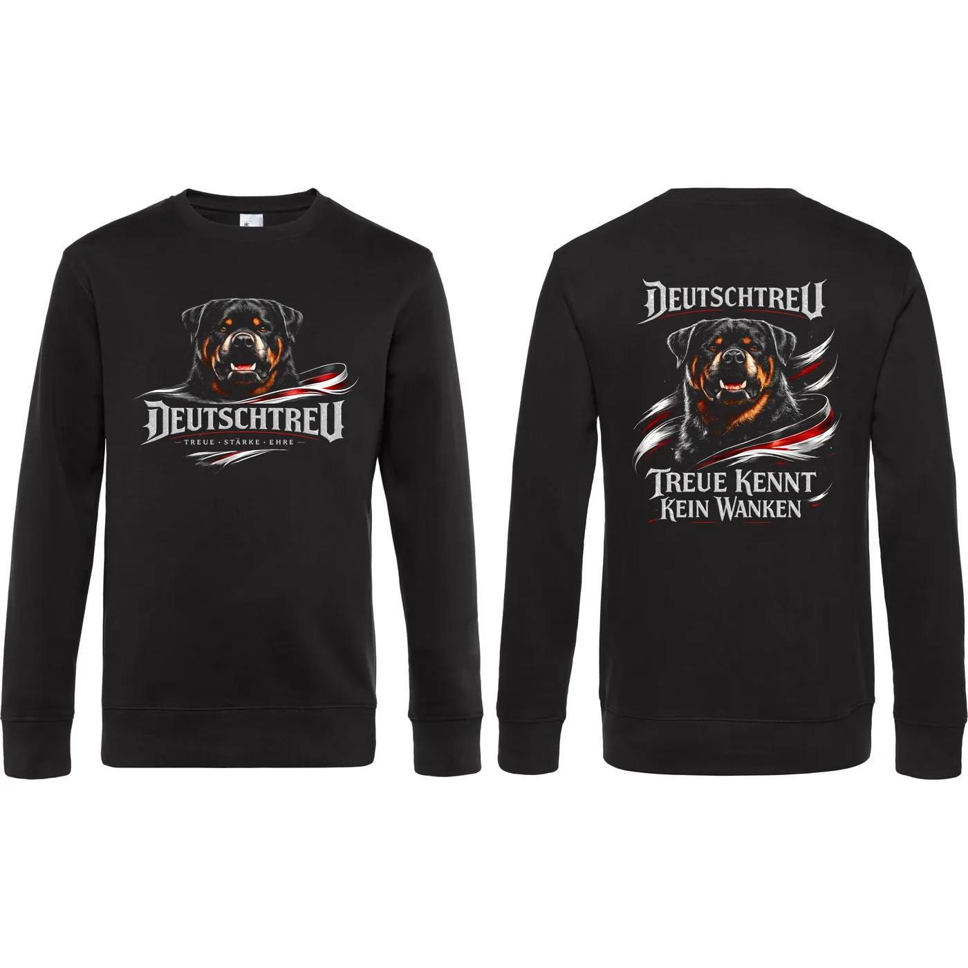 Herren Pullover - Deutschtreu, Treue kennt kein Wanken