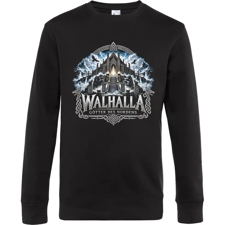 Herren Pullover - Walhalla, Götter des Nordens
