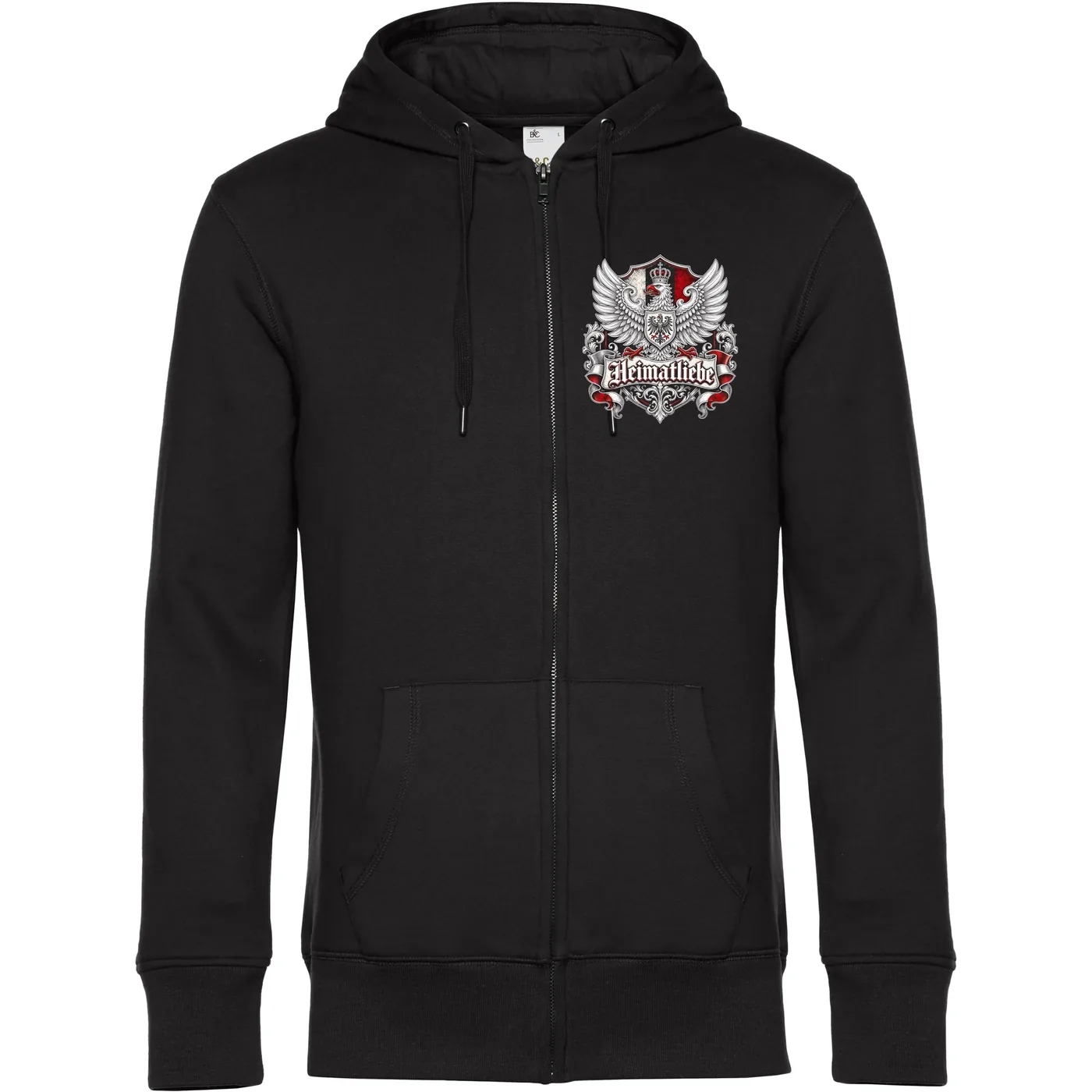 Herren Kapuzenjacke - Heimatliebe, Adler